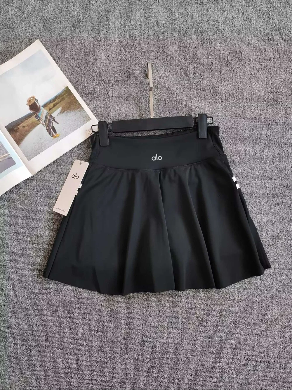 ALO Yoga Black Athletic Skirt